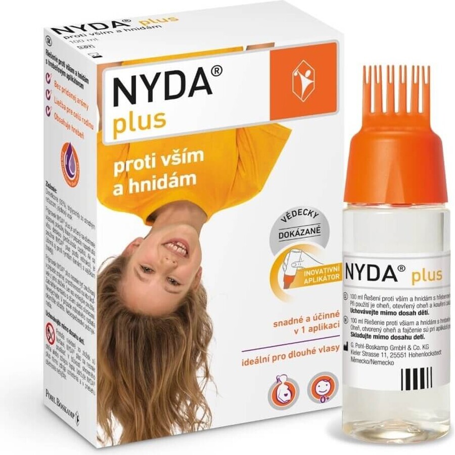 NYDA plus 1×100 ml 1×100 ml, contre les poux et les cloportes