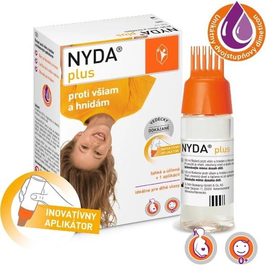 NYDA plus 1×100 ml 1×100 ml, contre les poux et les cloportes