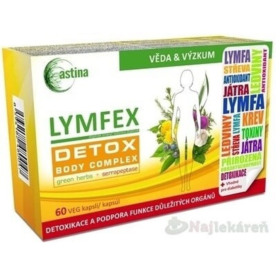 Astina LYMFEX 1×60 cps , supliment alimentar