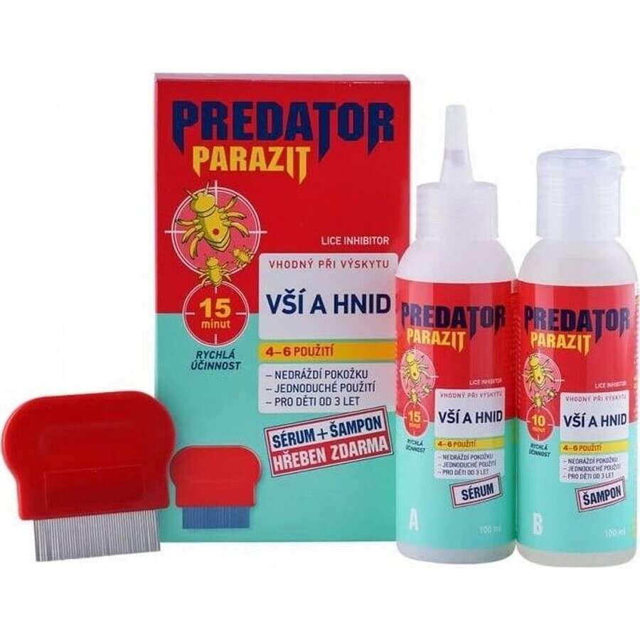 PREDATOR voor luizen en luizenpACK 1×1 set, serum