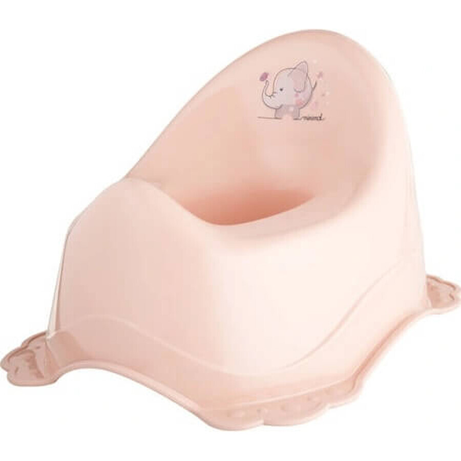 MALTEX Anti-Rutsch-Töpfchen Elefant Minimal - pfirsichrosa rose 1×1 Stück, Töpfchen