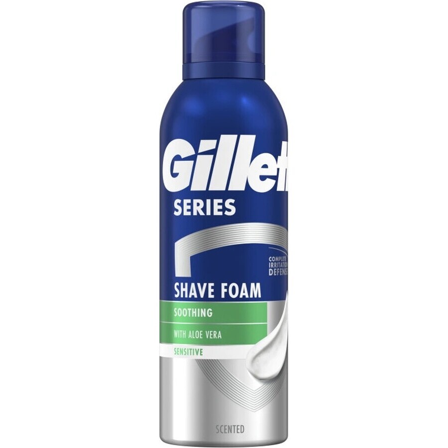 Gillette P-Series Soothing 200ml 1×200ml schiuma da barba