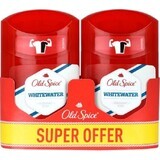 Old Spice Whitewater desodorante sólido para hombre 2x50 ml 2×50 ml 2×50 ml, desodorante sólido