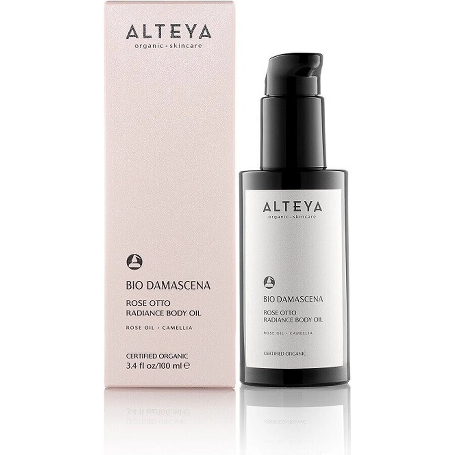 ALTEYA ORGANICS ORGANIC DAMASCENA OLIO CORPO 100ML 1×100ml 1×100ml, olio corpo