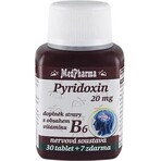 MedPharma PYRIDOXIN 20 mg (vitamin B6) 1×37 tbl, 30+7 free