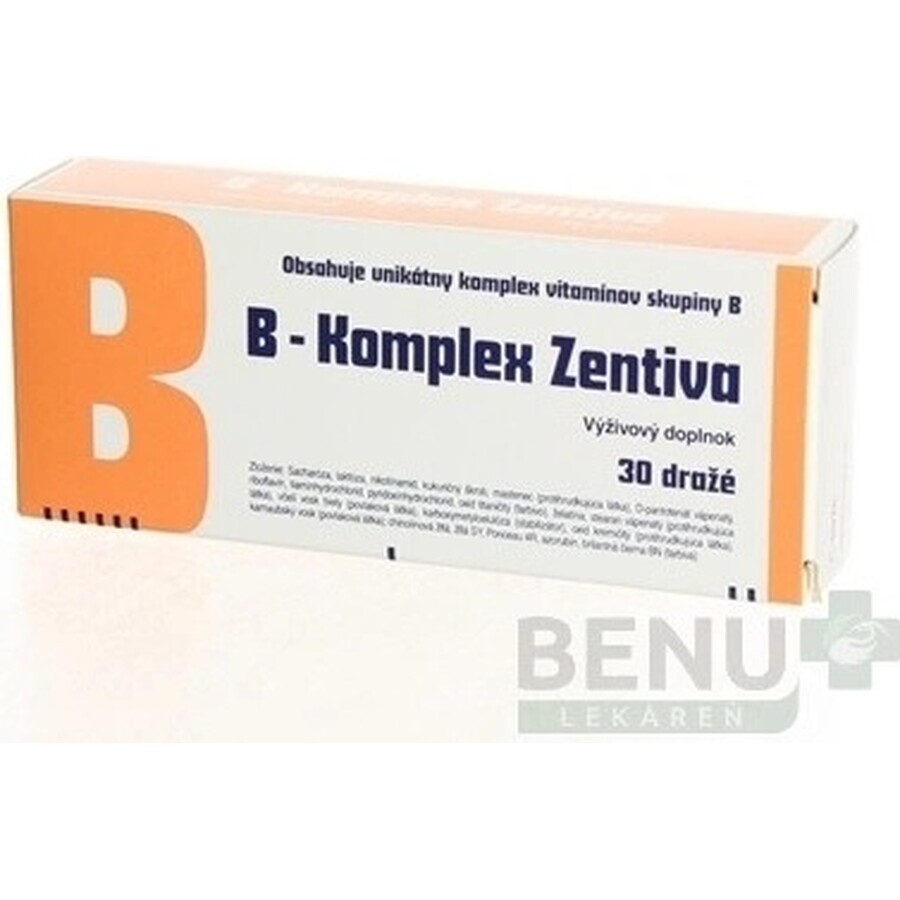 B-Komplex Zentiva 30 tbl 1×30 tbl, vitamina B