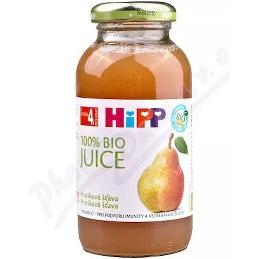 HiPP Zumo de Pera Ecológico 1×200 ml, 100% zumo de pera