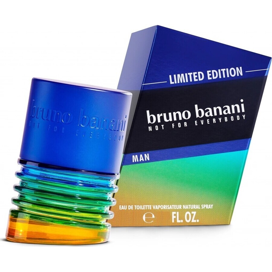 Bruno Banani Edizione Limitata Uomo Edt 50ml 1×50 ml, Eau de toilette