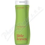 ATTITUDE Baby Körperseife und Shampoo (2 in 1) Kleine Blätter mit Melonen- und Kokosnussgeschmack 1×473 ml, Körperseife und Shampoo für Kinder