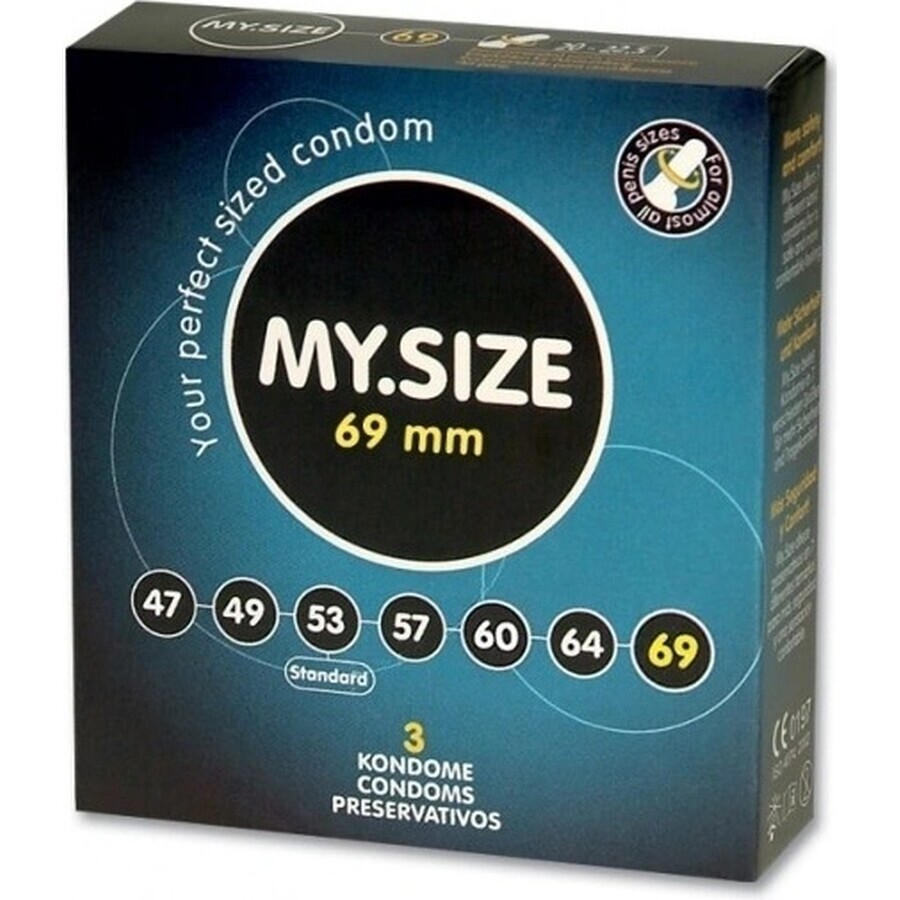 My Size 69 1×3 pcs, condom