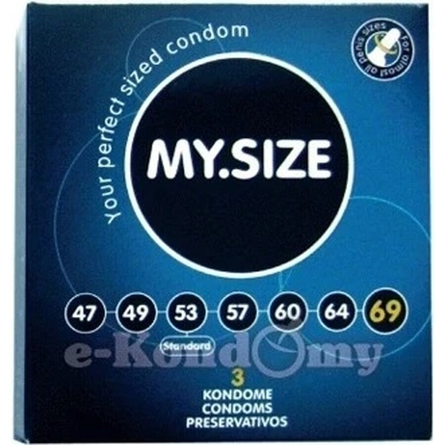 My Size 69 1×3 pcs, condom