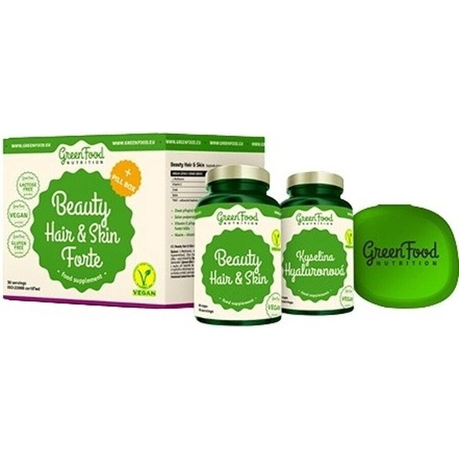 GreenFood Nutrition BEAUTY HAIR&SKIN Forte+Pillola 1×1set