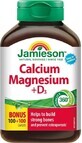 JAMIESON CALCIO, MAGNESIO E VITAMINA D3 1&#215;120 tbl, calcio + magnesio + vitamina D3