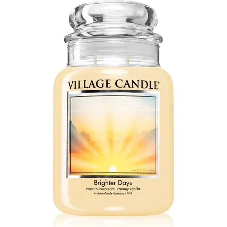 Village Candle Scented Candle in glass - Brighter Days - Brighter Days, large 1×1 pc