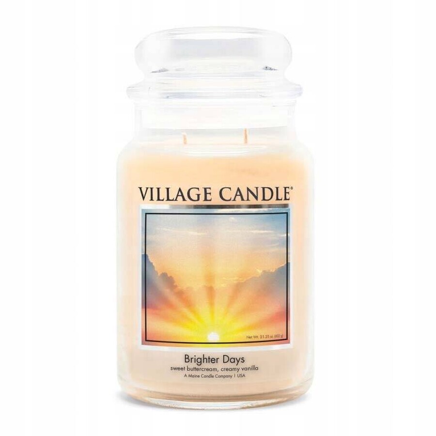 Village Candle Scented Candle in glass - Brighter Days - Brighter Days, large 1×1 pc