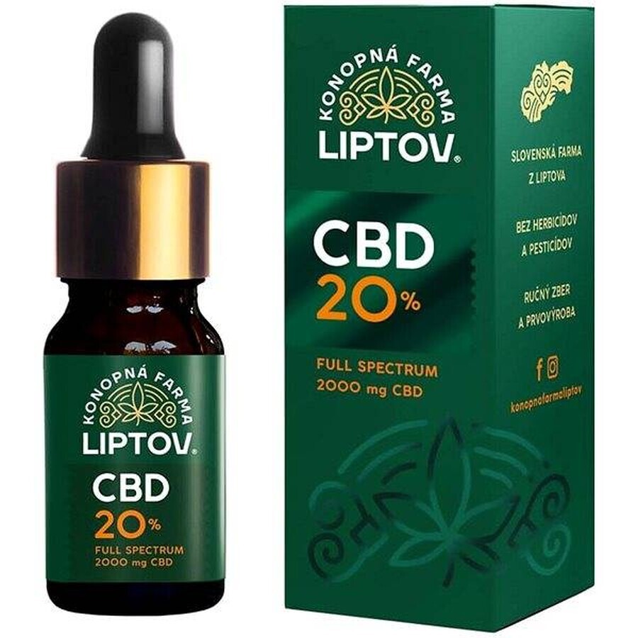 ACEITE DE CBD DE HEMP FARMA LIPTOV 20% 10ML 1×10 ml