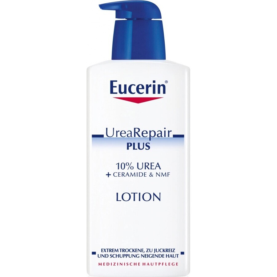 Eucerin UreaRepair PLUS Lozione corpo 10% Urea 1×400 ml, idratante per la pelle