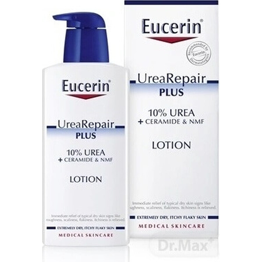 Eucerin UreaRepair PLUS Lozione corpo 10% Urea 1×400 ml, idratante per la pelle