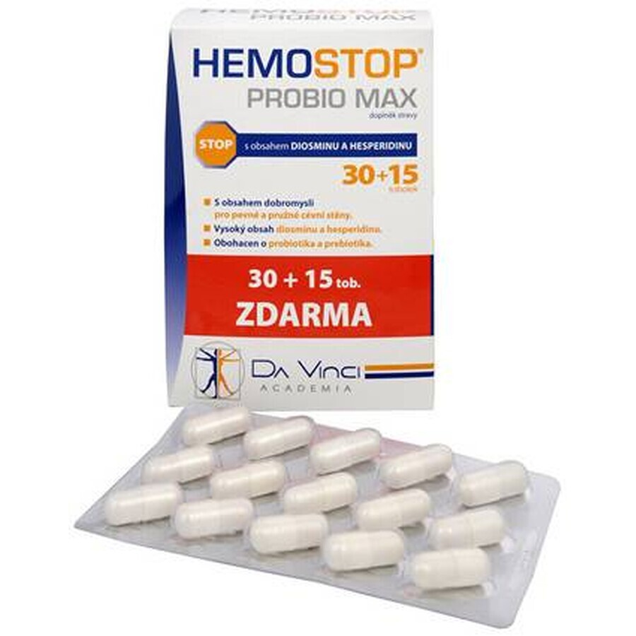 HEMOSTOP SYNBIO - DA VINCI 1×45 cps, complemento alimenticio