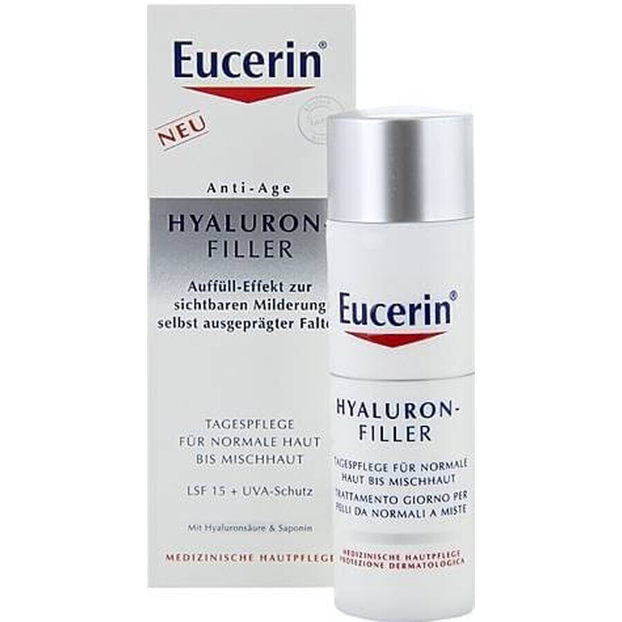 Eucerin HYALURON-FILLER anti-rimpel dagcrème 1×50 ml voor normale tot gemengde huid