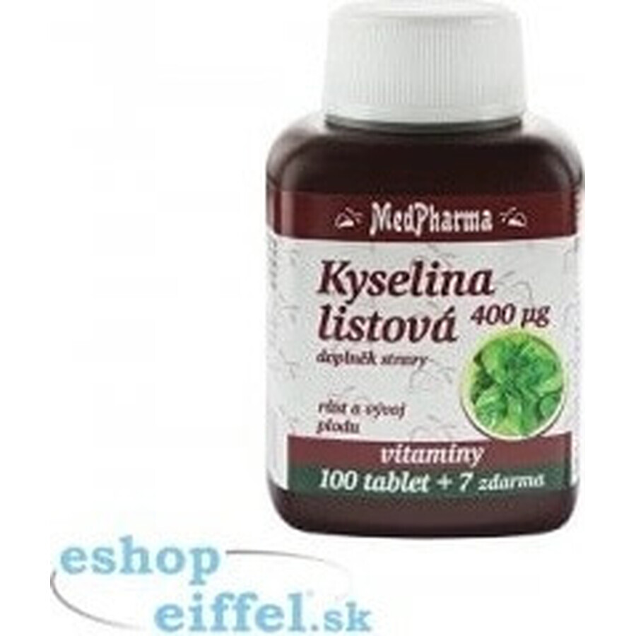 MedPharma ACID FOLIC 400 mcg 1×107 tbl, ACID FOLIC