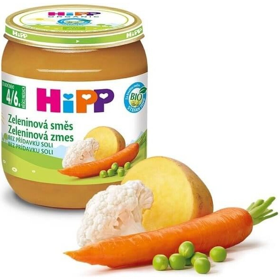 HiPP Vegetable Mix 1×125 g, mezcla de verduras para niños