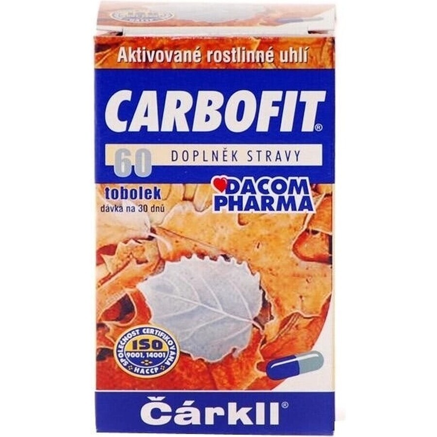 CARBOFIT Carbón vegetal 1×60 cps, carbón activado