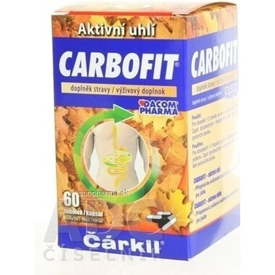 CARBOFIT Carbón vegetal 1×60 cps, carbón activado