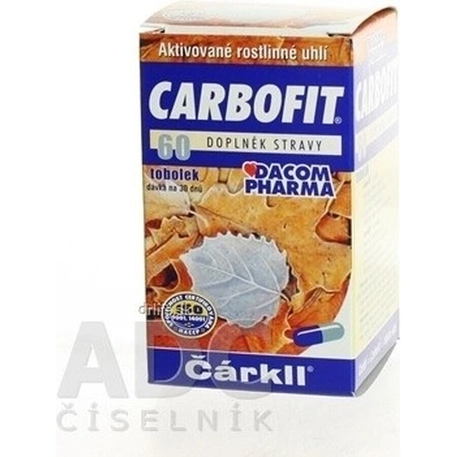 CARBOFIT Carbón vegetal 1×60 cps, carbón activado