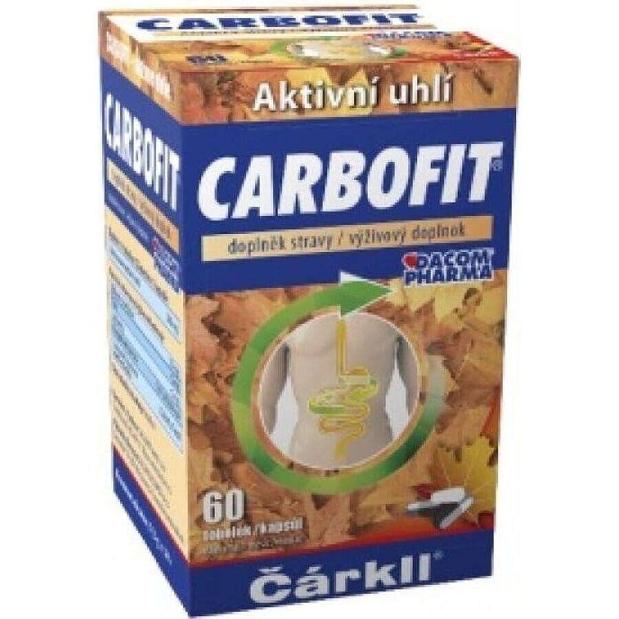 CARBOFIT Carbón vegetal 1×60 cps, carbón activado