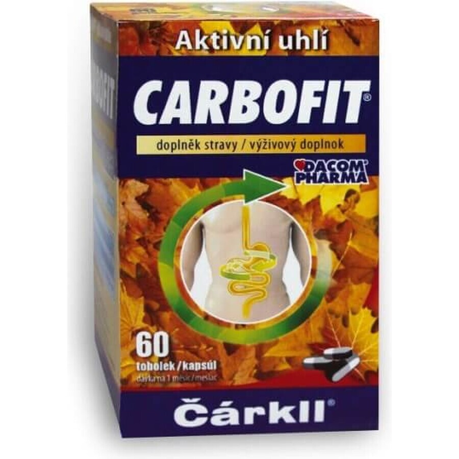 CARBOFIT Carbón vegetal 1×60 cps, carbón activado