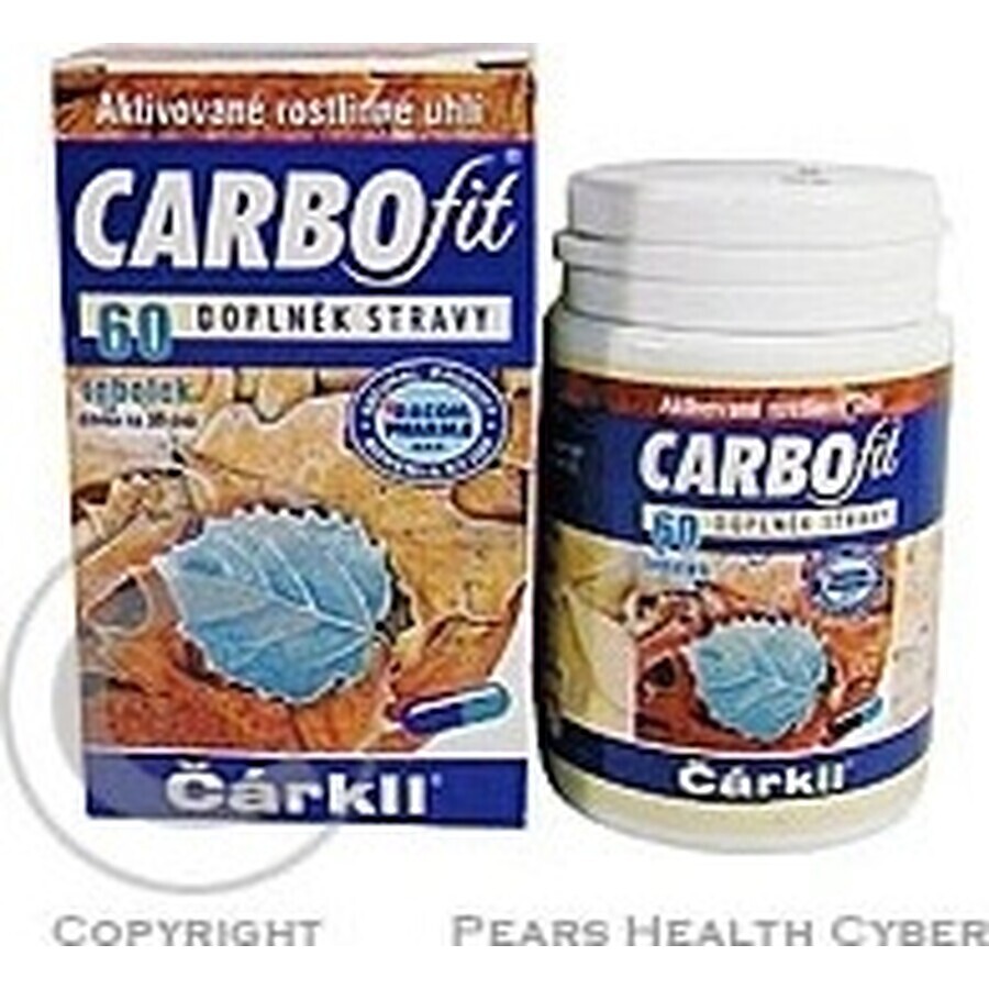 CARBOFIT Carbón vegetal 1×60 cps, carbón activado