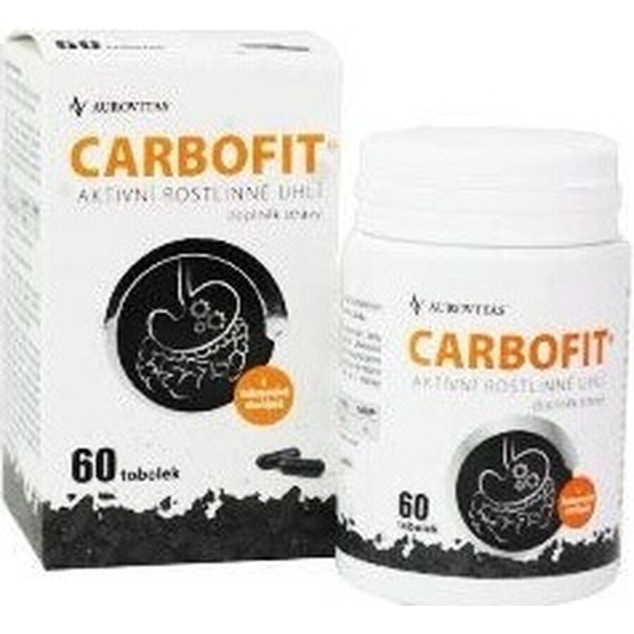 CARBOFIT Carbón vegetal 1×60 cps, carbón activado