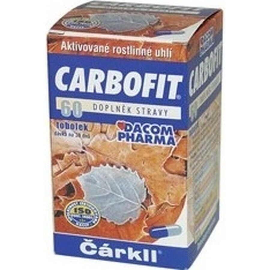 CARBOFIT Carbón vegetal 1×60 cps, carbón activado