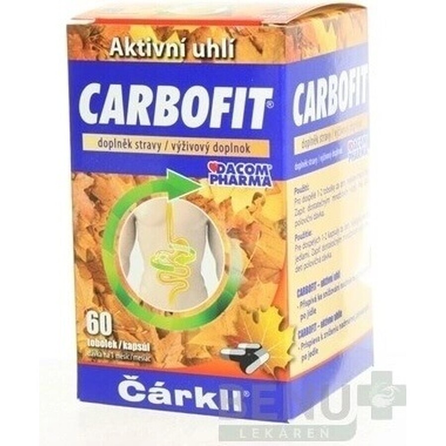 CARBOFIT Carbón vegetal 1×60 cps, carbón activado