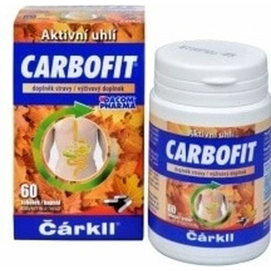 CARBOFIT Carbón vegetal 1×60 cps, carbón activado