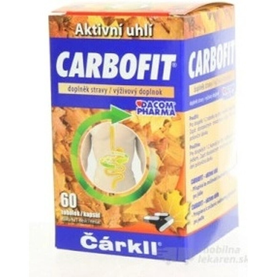 CARBOFIT Carbón vegetal 1×60 cps, carbón activado