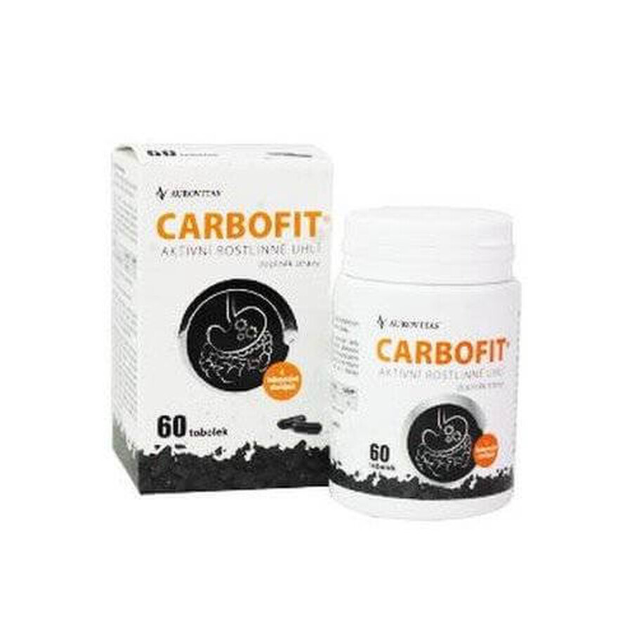 CARBOFIT Carbón vegetal 1×60 cps, carbón activado