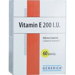 GENERICA Vitamina E 200 U.I. 1×60 cps, integratore alimentare