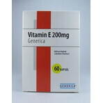 GENERICA Vitamina E 200 U.I. 1×60 cps, integratore alimentare