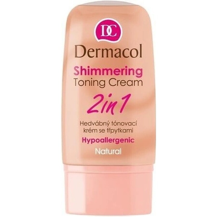 DERMACOL Crema colorante 2in1 tonalità: NATURAL 1×30 ml, crema colorante 2in1