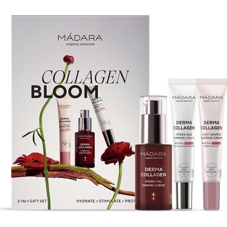 MÁDARA COLLAGEN BLOOM Set rassodante per la pelle 1×1 pezzi, set regalo