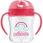 Dr.Brown's Soft Mug 180 ml Da 6 mesi rosa 1×1 pz, tazza rosa, 6m+