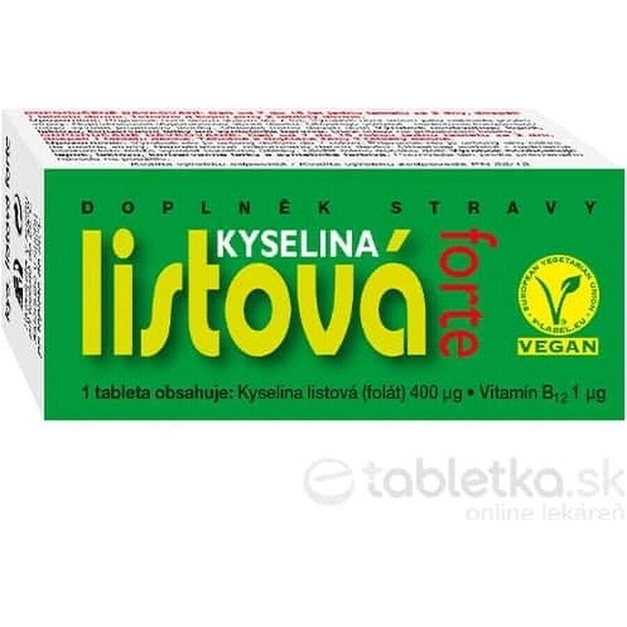 NATURVITA LEAF ACID ACID FORTE 1×60 tbl, Nahrungsergänzungsmittel