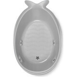 SKIP HOP Vasca da bagno con cuscinetto ergonomico Moby 3 fasi Moby 1×1 pz, grigio