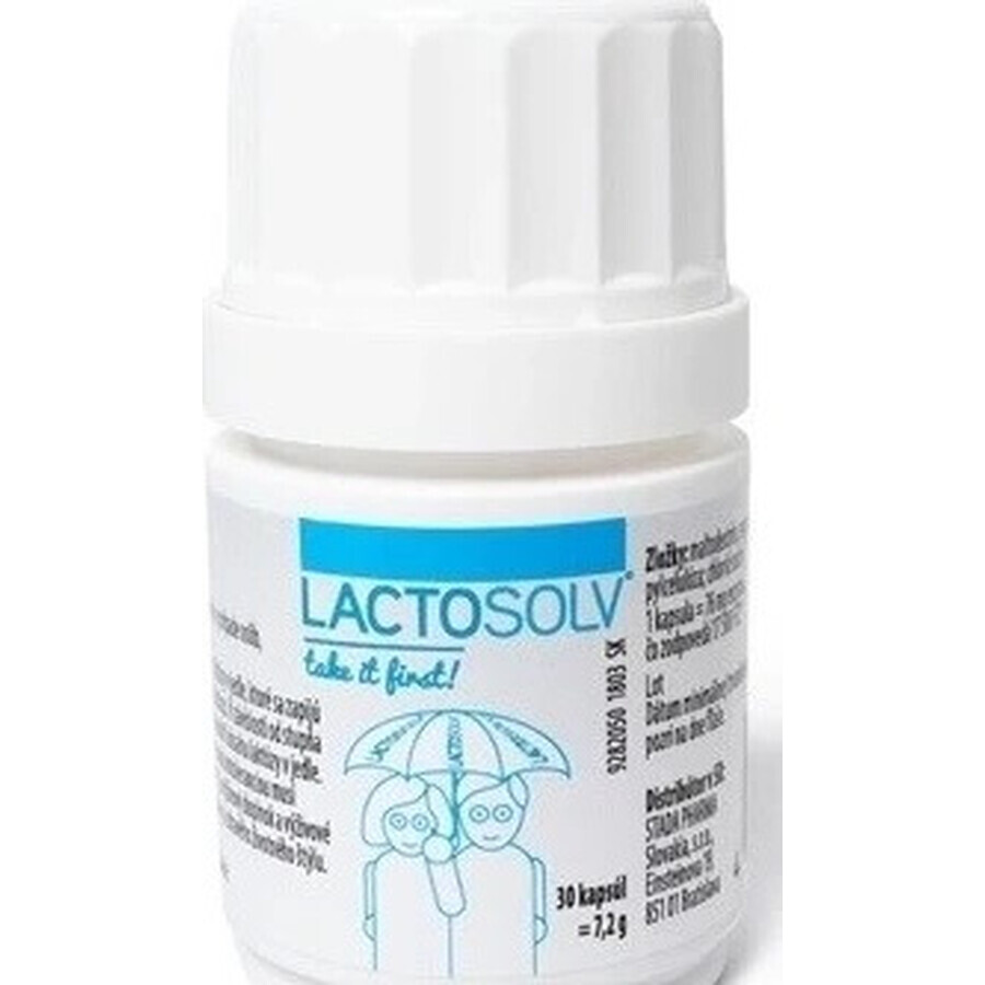 LACTOSOLV 1×30 cps, supliment alimentar