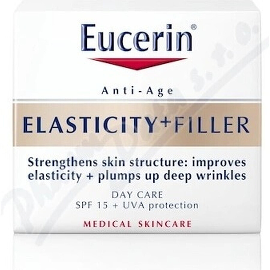 Eucerin HYALURON-FILLER+ELASTICITY dagcrème 1×50 ml, vult diepe rimpels op