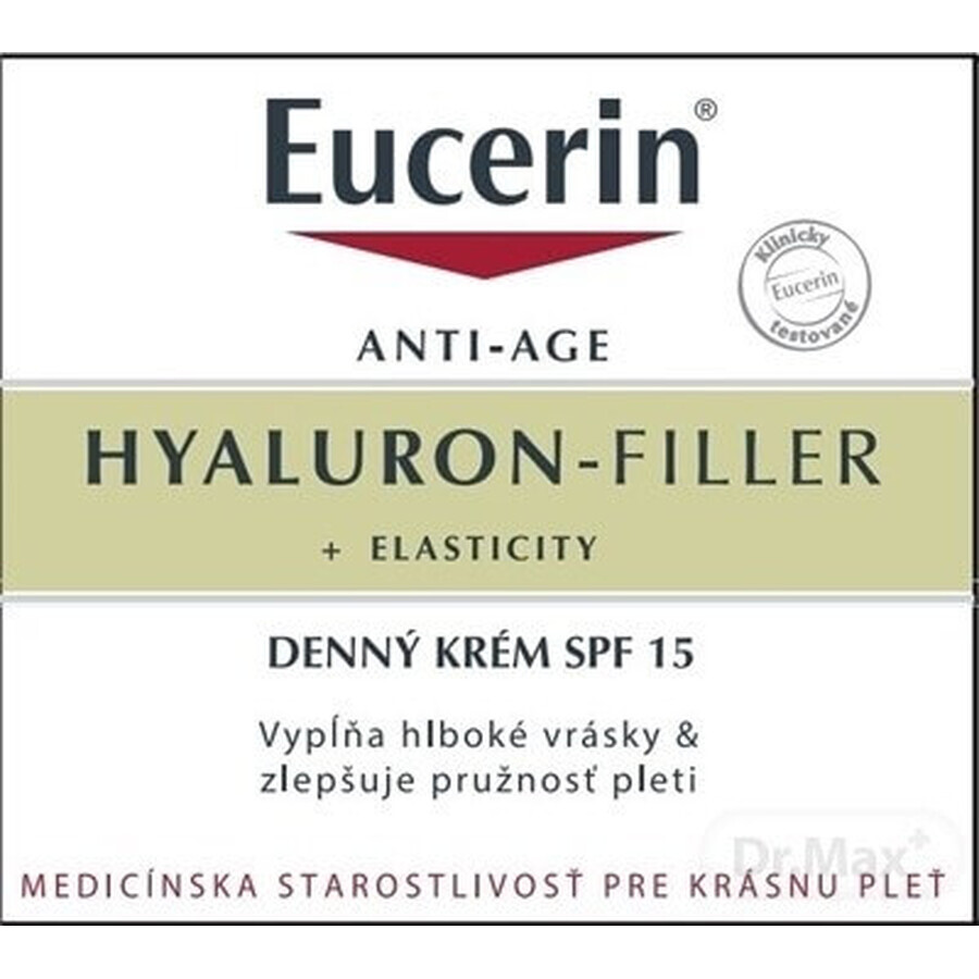 Eucerin HYALURON-FILLER+ELASTICITY dagcrème 1×50 ml, vult diepe rimpels op