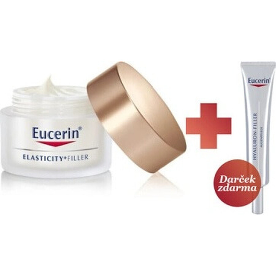 Eucerin HYALURON-FILLER+ELASTICITY dagcrème 1×50 ml, vult diepe rimpels op