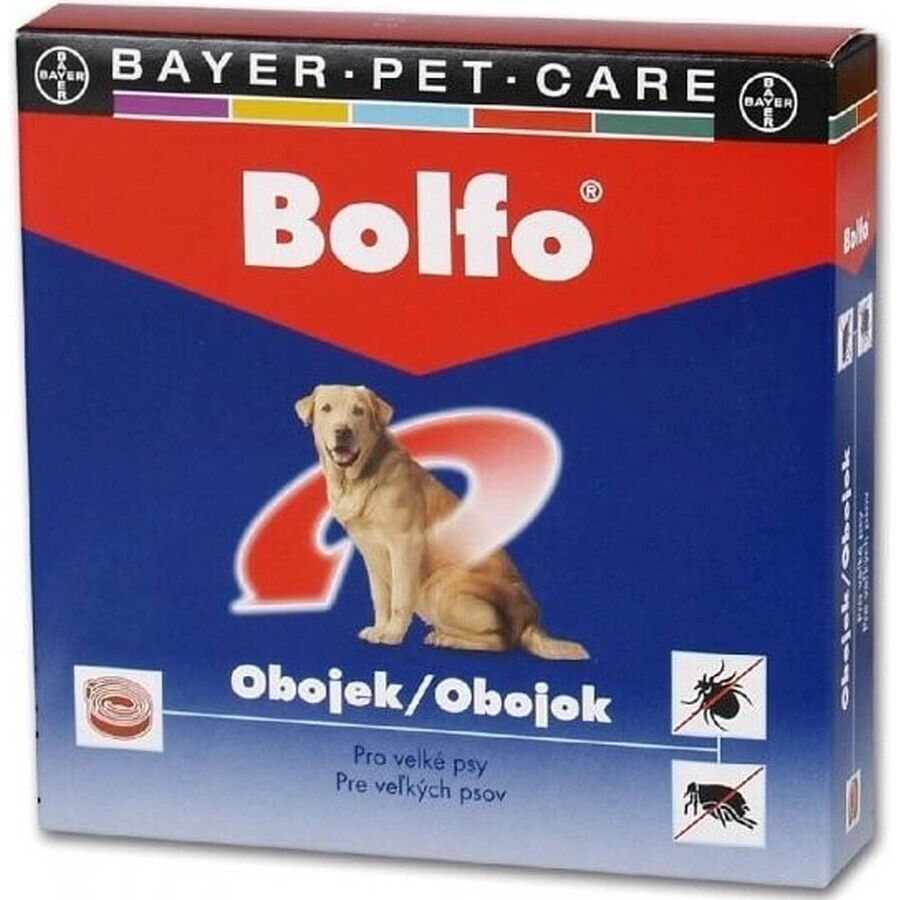 COLLARE BOLLARE 70CM PER CANI GRANDI A.U.V.V. 1×1 pz, collare antiparassitario